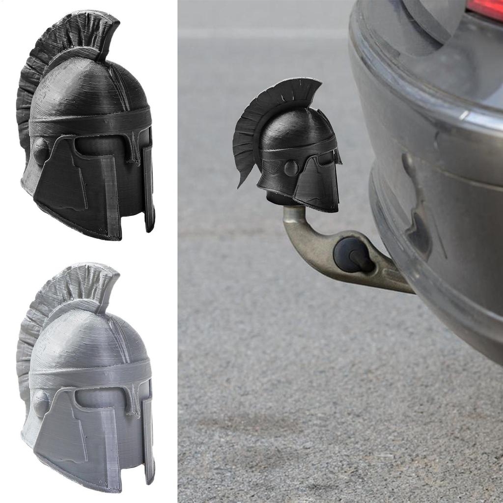 Tow Hitch Covers 3D Printing Exterior Funny Cartoon Gladiator Shaped Receiver Tube Hitch Plug For Automotive ATV Boat Trucks Car