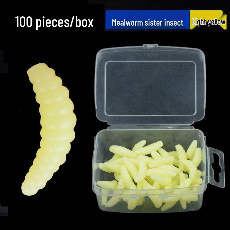 Рыболовные приманки: Мягкая приманка для мелкой рыбы, такой как цяоцзуй, сяоцзи и ли хлеб, приманка из красного червя.