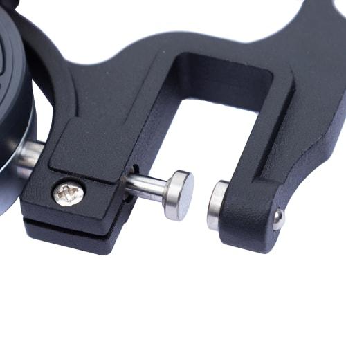 HFS (R) Digital Thickness Gauge with 0.01mm Accuracy, 0-10mm Measurement Range, and 0.01mm/0.001mm Resolution