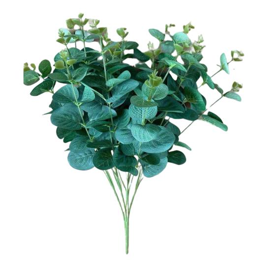 Artificial Flower Realistic Faux Eucalyptus Looking Vibrant Color Attractive Flower Dining Table Fake Plant Decor for Home