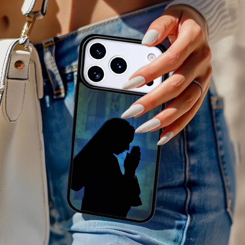 Чехол для телефона Иисус Монахиня Сестра Для iPhone 17 Air 14 15 13 12 Max Чехол Для Apple 14 15 16 16e 11 Pro Max Plus