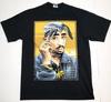 Футболка TUPAC SHAKUR 2Pac Уличный стиль Хип-хоп Рэп Мужская футболка Черная Новая