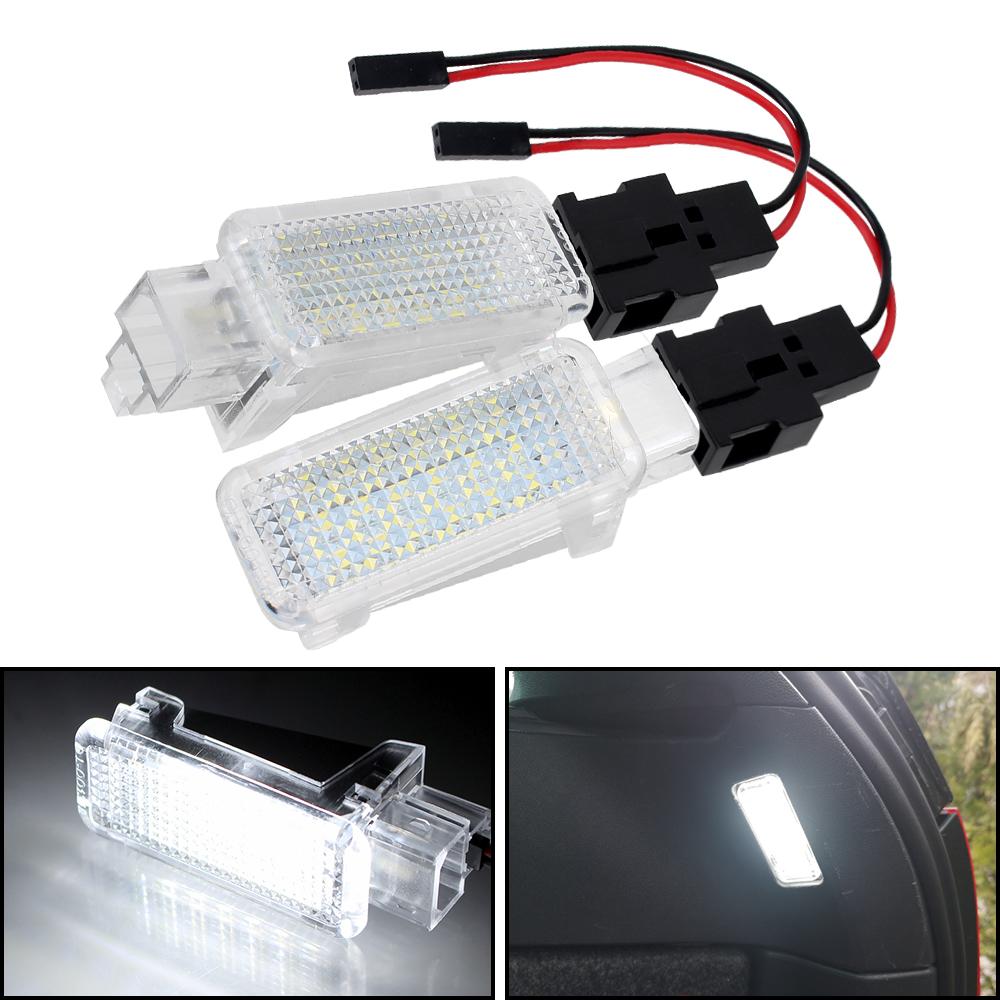 Светодиодный светильник для багажа, светодиодный светильник для багажника, светильник для багажника, 2 шт. для Skoda Octavia Fabia Superb Roomster Kodiaq, лампа багажника автомобиля