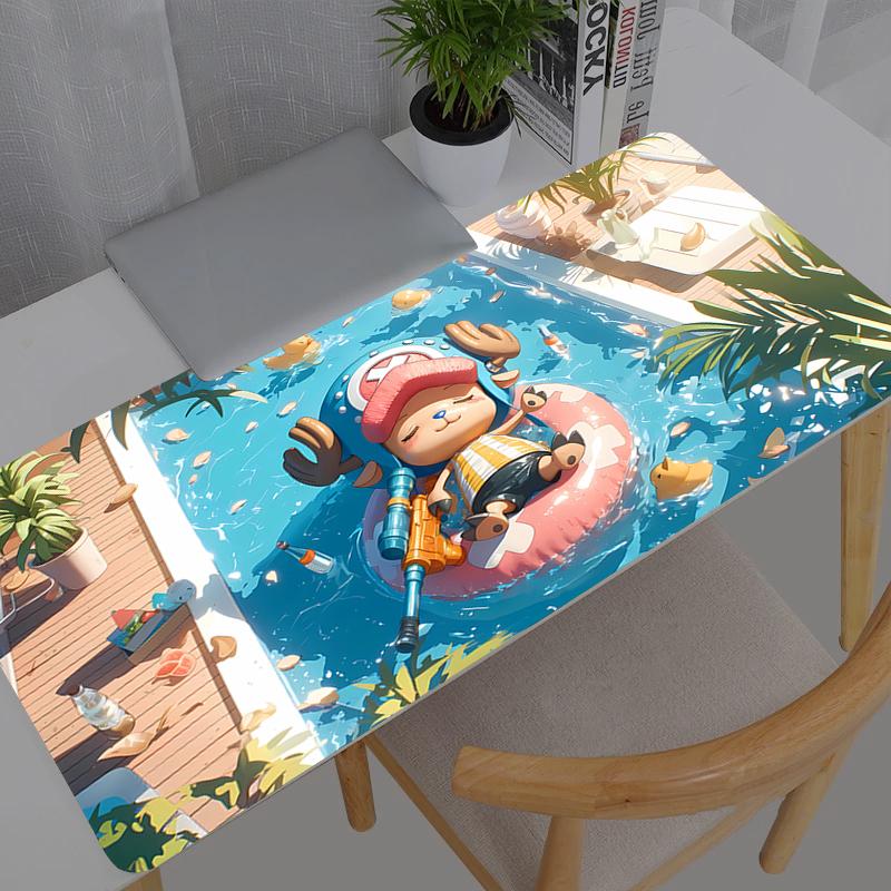 Mouse pad professional One Piece Chopper sakura eSports game players Speed Lock Edge Rubber Game Desk Mousepad Keyboard Mat