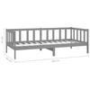 VidaXL Daybed with Mattress 90x200 Cm Grey Solid Pine Wood 3083611