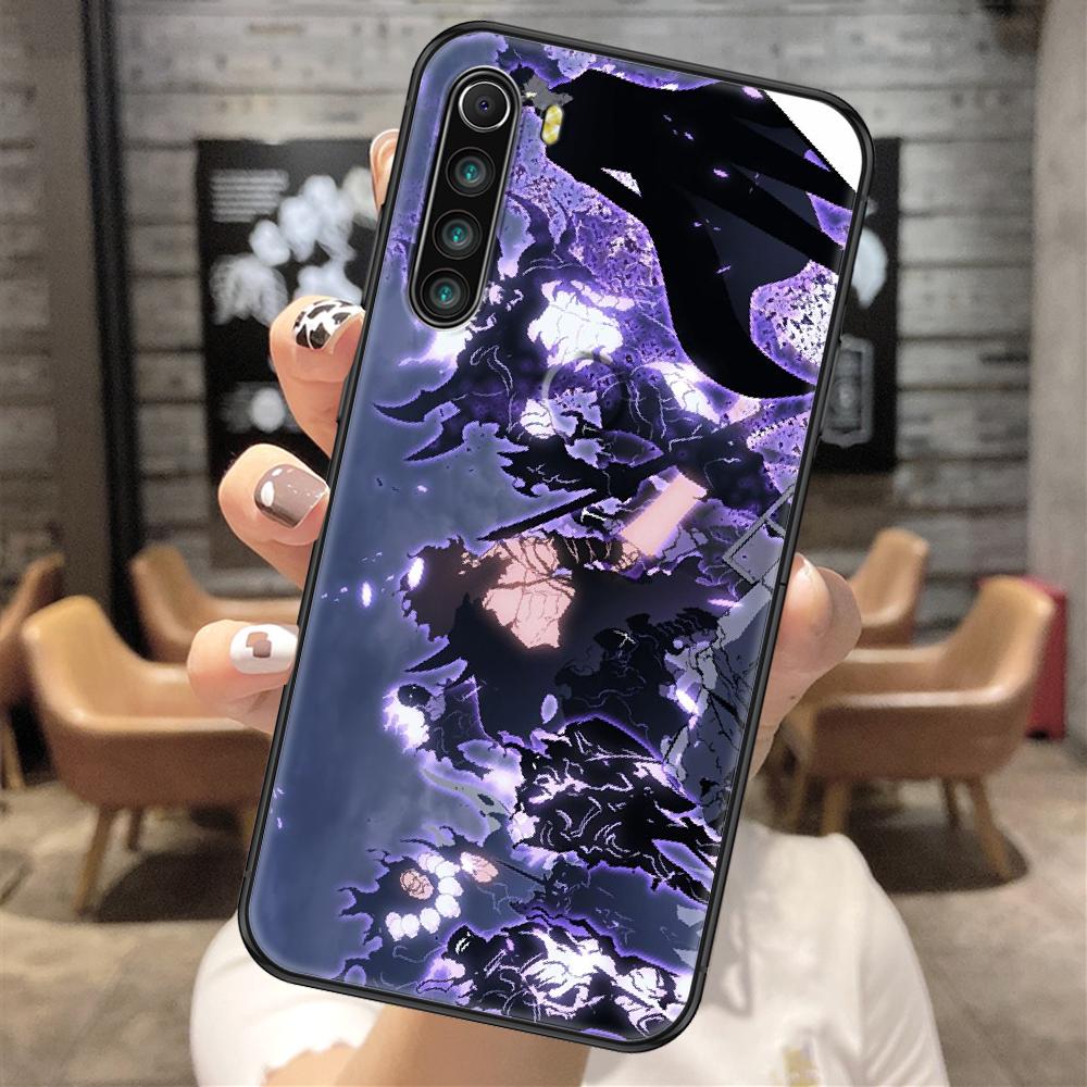 Чехол для телефона с аниме-соло и выравниванием для Xiaomi Redmi Note 7 8 9 10 7A 8T 9A 9T 9S 10S Pro, черный модный чехол с рисунком, мягкий чехол