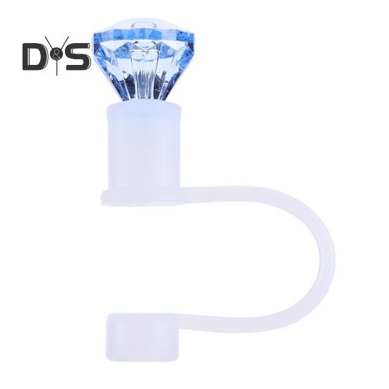 Силиконовые колпачки для соломинок, герметичные, многоразовые, экологически чистые, пыленепроницаемые, для стаканов объемом 30/40 унций, аксессуары, искусственные алмазные заглушки для стаканов