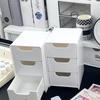 3-ярусный косметический органайзер-коробка для хранения с ящиками, многофункциональное настольное хранилище для украшений, офисных принадлежностей