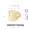 Cup Control Welfare Ceramic High Value Water Cup Candy Color Colorful Internet Celebrity Mug Couple Coffee Cup Household