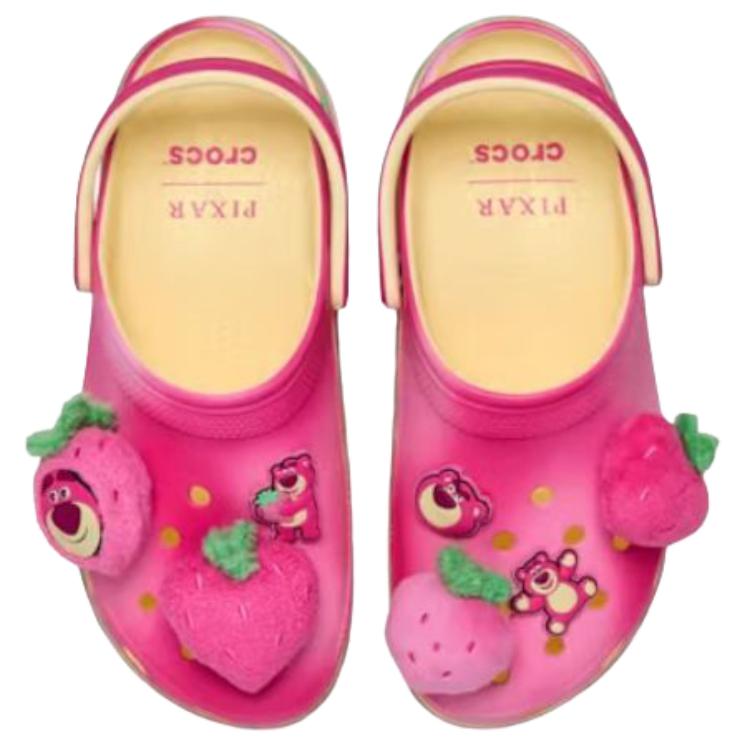 История игрушек x Crocs Classic Platform Clog Лотсо Женские кроссовки Розовый Коричневый Зеленый 212240-90H