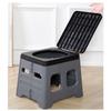 Travel Car Toilet Portable Folding Potty Camping Emergency Toilet with Lid Load Up To 150KG for Car
