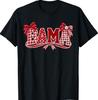 Coquette Bow Vintage Sports Red Design T-Shirt