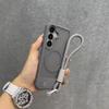 Модный браслет-шнурок чехол для Samsung Galaxy S26 S25 Ultra S24 S23 Plus FE S25Edge S26+ 45° Держатель Матовый Ударопрочный чехол