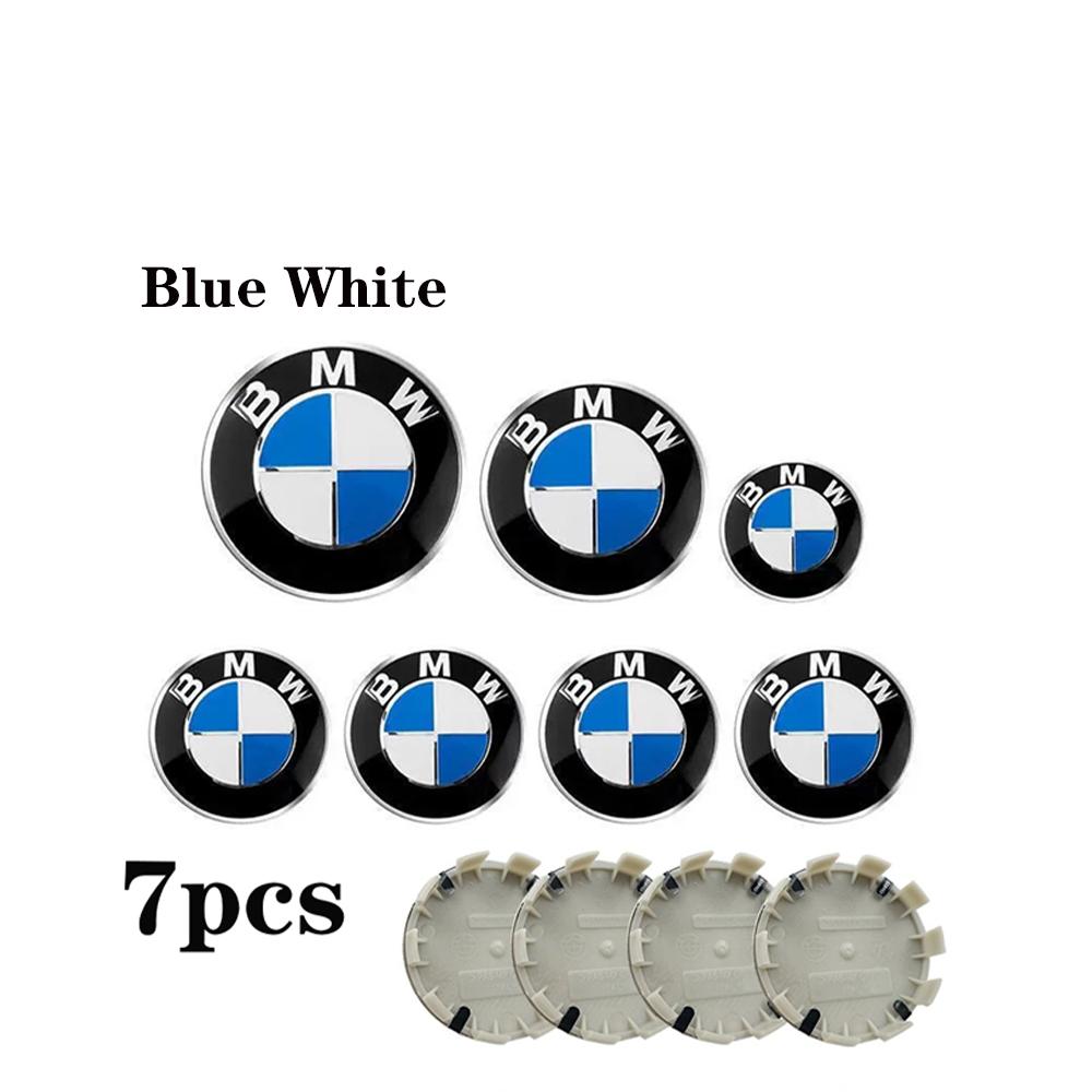 vtdfs3 7PCS ABS Car Hood Front Rear Trunk Emblem Badge For mini BMW 50th Anniversary E60 E93 E87 G01 G20 X3 X5 F30 F20 E36 E46 E53 E90