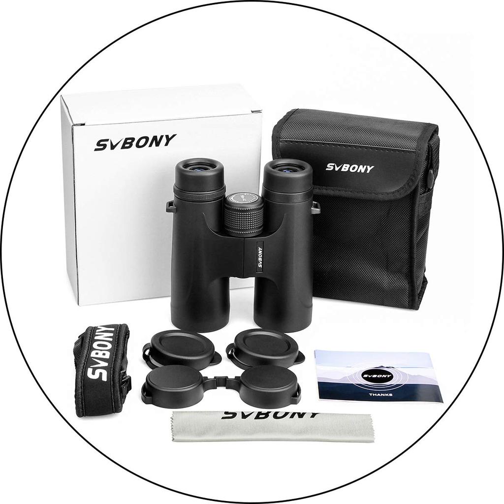 SVBONY SV40 Binoculars for Live 10x 42 Caliber High Rooftop Actual Field of View Compatible with For Live Sports Bird Wild Bird Cherry Blossom Cherry