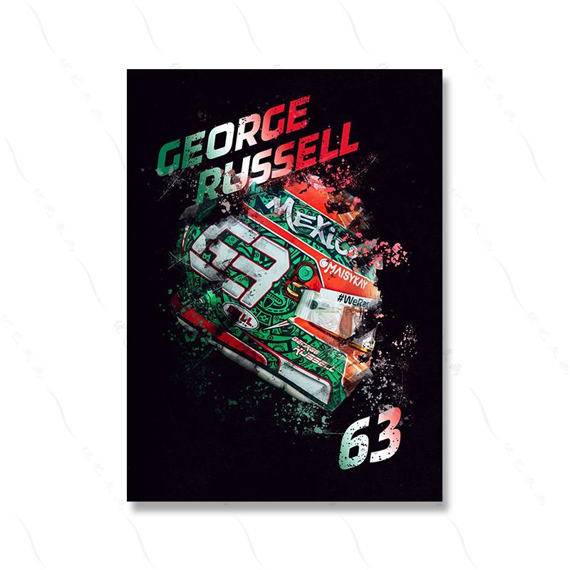 Современный постер Formel 1 Helme Rennfahrer Legenden, печать плакатов, модное искусство, крутой гонщик, комната, настенная живопись на холсте, домашний декор