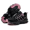 Black Non-Slip Safety Shoes Women Lightweight Work Shoes Ladies Anti Puncture Safety Toe Sneakers Work Boots With Cap For Women