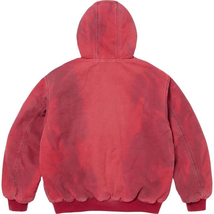 Supreme Светоотражающая рабочая куртка с капюшоном Arc Красная