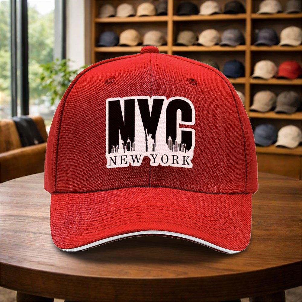 Nyc Casual Adjustable Baseball Cap For Men Multicolor Allseason Hiphop Street Style