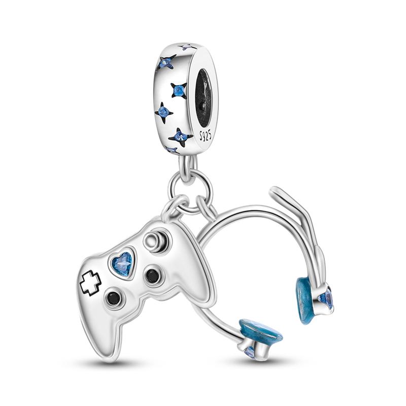 Серебряные подвески 925 пробы, подходят для оригинального браслета Diy, Diy Firefly, дорожная подвеска с подсолнухами и клевером, английская буква, сестра, бусина