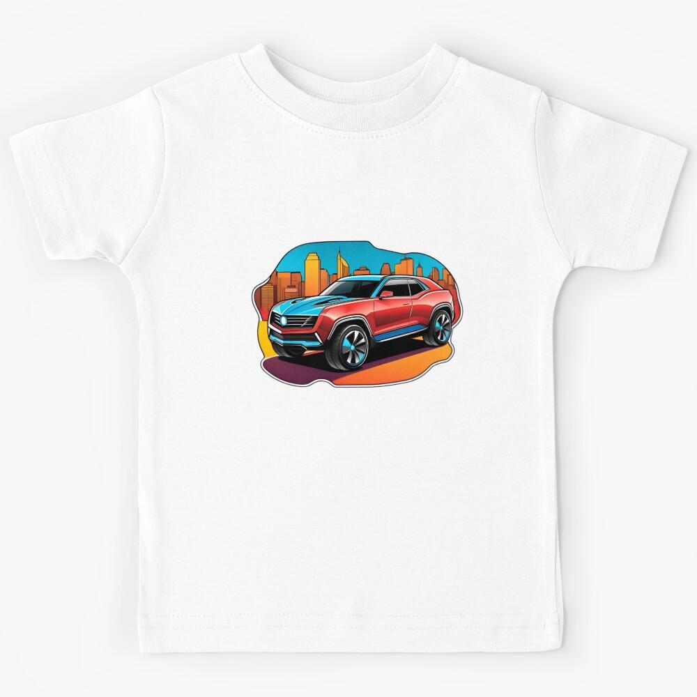 Cool Futuristic Electric Concept Car Kids T-Shirt