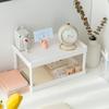 2-layer Shelf Desktop Storage Shelf Stationery Finishing Cosmetics