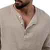 Men S Long Sleeve V Neck Casual Solid T Shirt