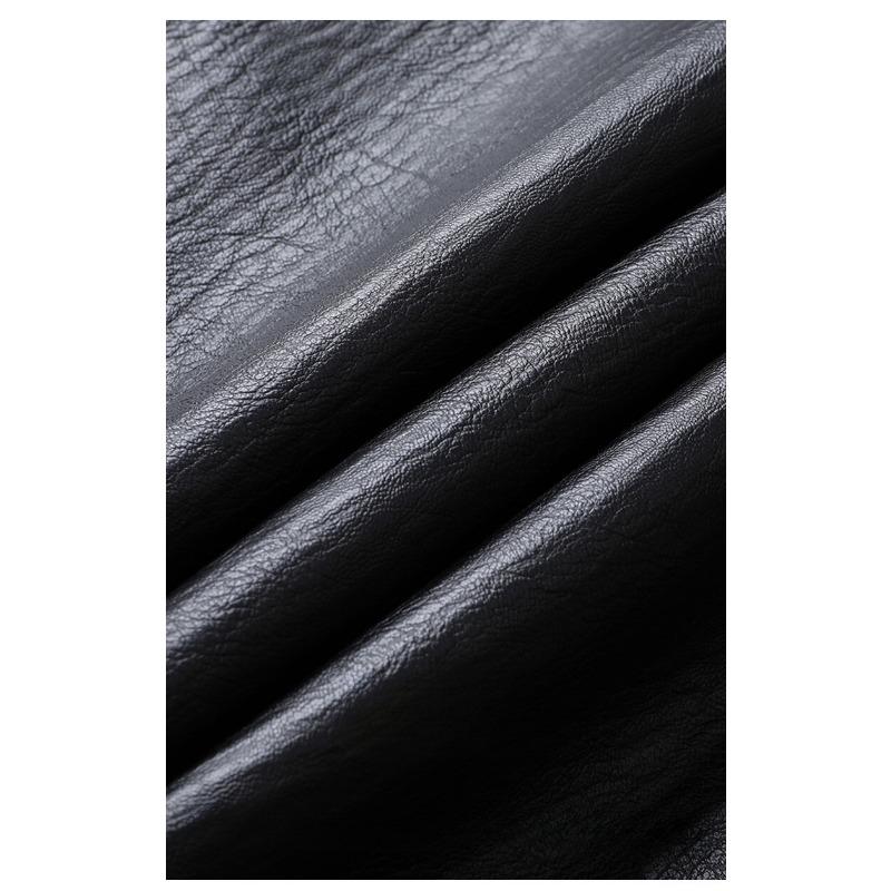 Men's Leather Jacket Winter New Middle-aged Velvet Thickened Fur All-in-one Leather Jacket Casual Large Size PU Jacket