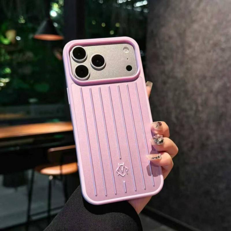 Алюминиевый чехол для телефона в стиле RIMOWA для iPhone 17 Pro Max 16 15 14 Ударопрочный защитный чехол Тонкий минималистичный дизайн