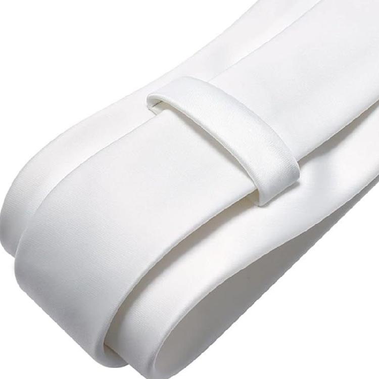 Blank Necktie Carnivals Necktie Do It Yourself Adjust Length Neck Tie for Shirt Sweater Decorative Adult Birthday Gift