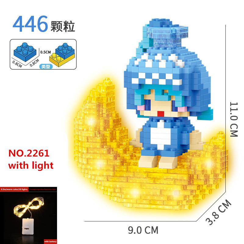 Микро строительные блоки космическая аэрокосмическая серия светящаяся фигурка астронавта со светом DIY кирпичи набор игрушек для детей рождественский подарок