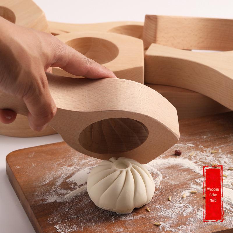 Handmade Steamed Bun Mold Set: Large, Medium & Small Sizes for Pastry, Bean Paste, and Veggie Buns
