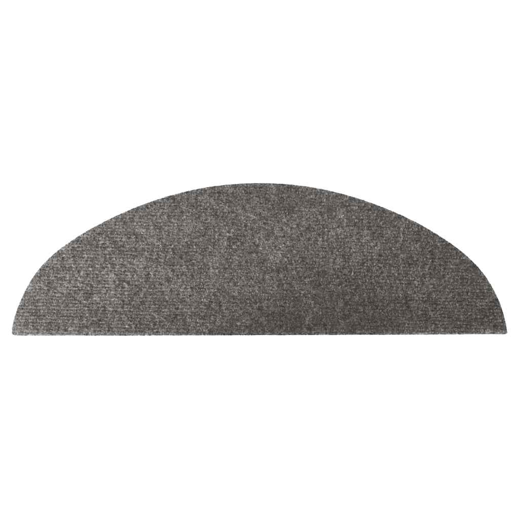 Vidaxl Samoprzylepne Nakładki Na Schody, 15 Szt., 56X17X3 Cm, Szare