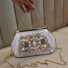 Сумка для ужина Charm Socialite Diamond Studded 2025 New Sweet Handheld Chain Shoulder Bag