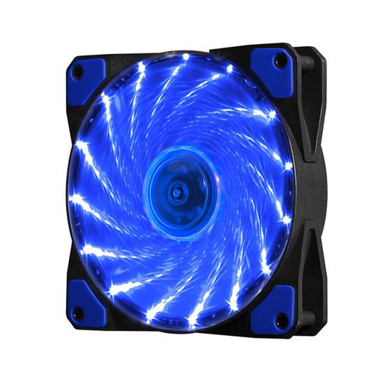 Модный компьютерный аксессуар, 15 светодиодов, длительный срок службы, бесшумные 3-контактные фонари, обслуживание подшипников, гидравлический 4-контактный вентилятор корпуса компьютера