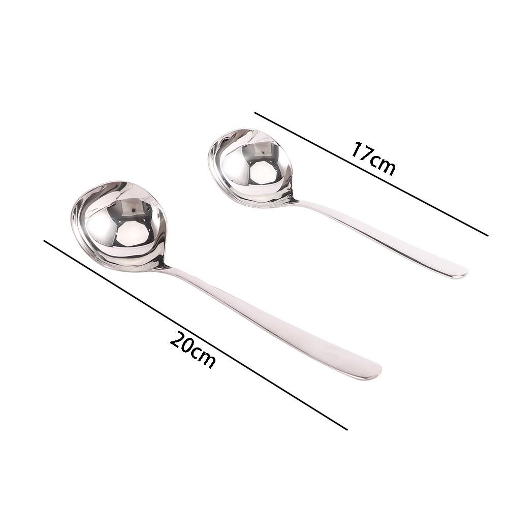 Creative Stainless Steel Thicken Cooking Kitchen Tool Soup Ladle Tableware Dinner Scoop Soup Spoon