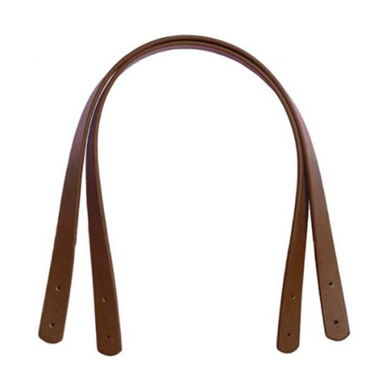 Стильная сумка с ручками из искусственной кожи и предварительно просверленными отверстиями для замены.