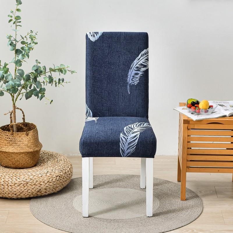 Геометрический эластичный чехол для обеденного стула, универсальный чехол для стула, эластичный чехол для сиденья для свадьбы, отеля, банкета, гостиной