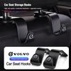 2Pcs Car Seat Hooks Rear Seat Storage Bracke For Volvo Xc60 Xc90 V40 V60 S60 V50 V90 S80 C40 XC40 V70 XC70 C30 EX90 C70 Rdesign