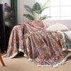 Jacquard Sofa Towel Monet Oil Painting Fringed Four-season Universal Full Cover All-inclusive Universal Cover Blanket Sofa Cover