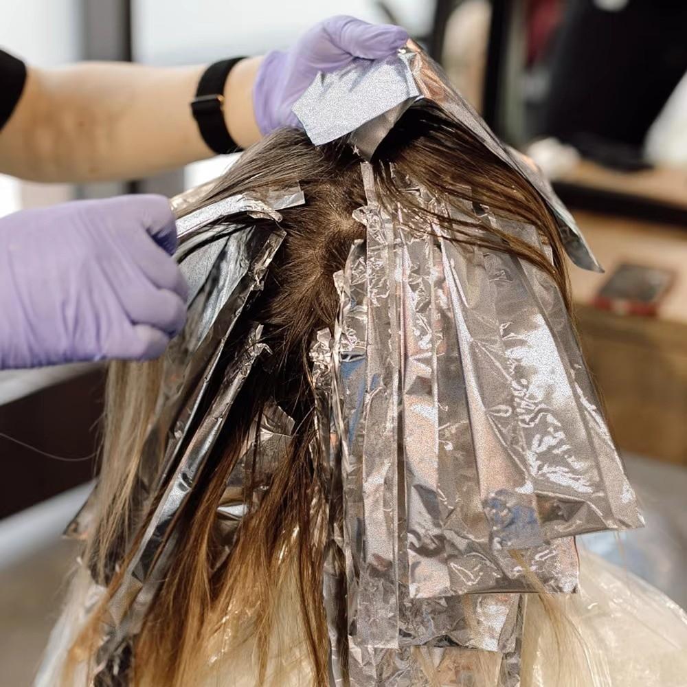 Салонное использование Парикмахерская Алюминиевая фольга Парикмахерская укладка Парикмахерские инструменты Завивка