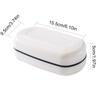 Soap Holder Travel Case Portable Soap Container Double-Layer Draining Dish Tray For Vacation Outdoor Road Trips Hotel College