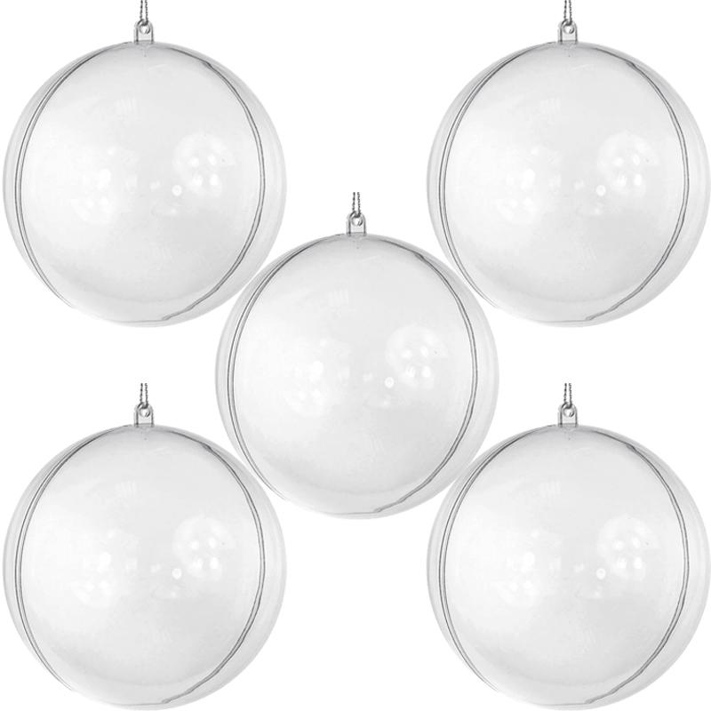 Acrylic Bauble Diameter 10cm 5 pcs
