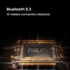 Philips Bluetooth-динамик TAS1009 Подключение Bluetooth 5.3, воспроизведение музыки, встроенный микрофон, звонки в режиме громкой связи