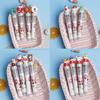 10 Colors Christmas Ballpoint Pen Cute Cartoon Santa Claus Elk Design Gift for Kids School Office Stationery