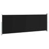 Retractable Side Awning 160 x 500 cm Black