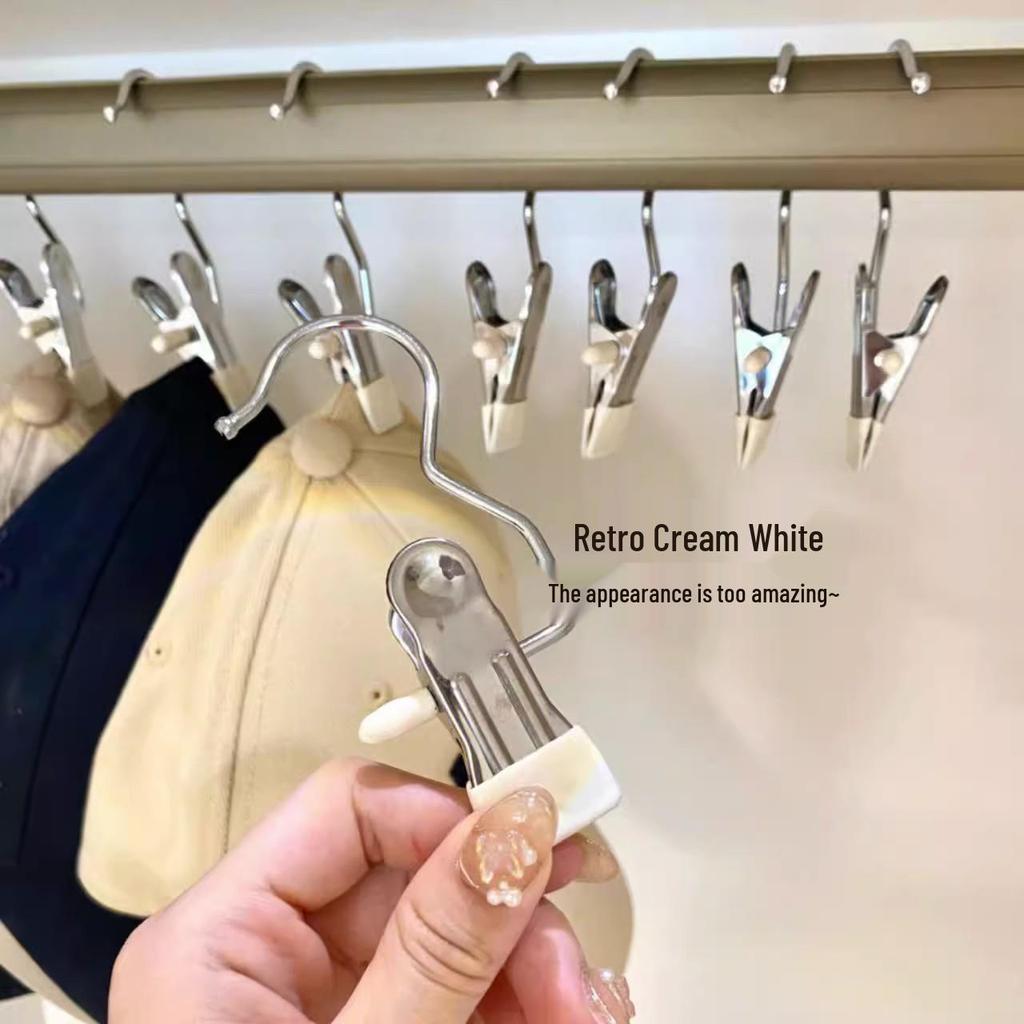 Многофункциональный крючок-вешалка из нержавеющей стали с зажимом в форме 3 для одежды, носков и брюк