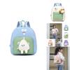 Stylish Unisex Kindergarten Backpack In Pure Color For Kids With Lightweight Comfort