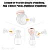 3PCS Breast Milk Pump Flange Inserts Breast Converter Practical Breast Pump Replacement 17mm 19mm