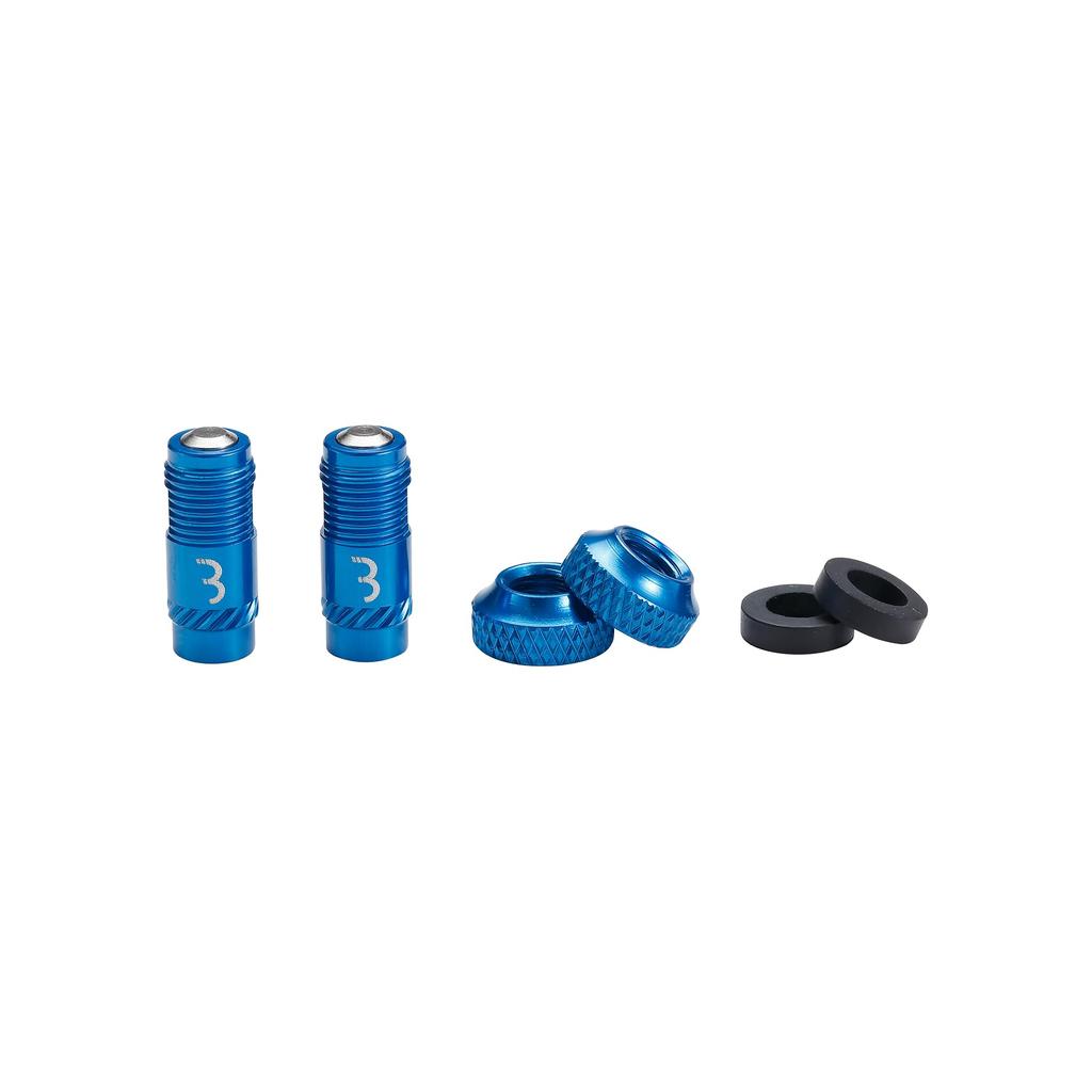 Колпачок для вентиля Presta BBB Bicycle Core Cap Valve, синий, без адаптера, совместимый, необходимый, BTI-165